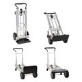 Cosco 4-in-1 Folding Series: Hand Truck/ Assisted Hand Truck/ Cart/ Platform Cart with Flat-Free Wheels 12323ASB1E